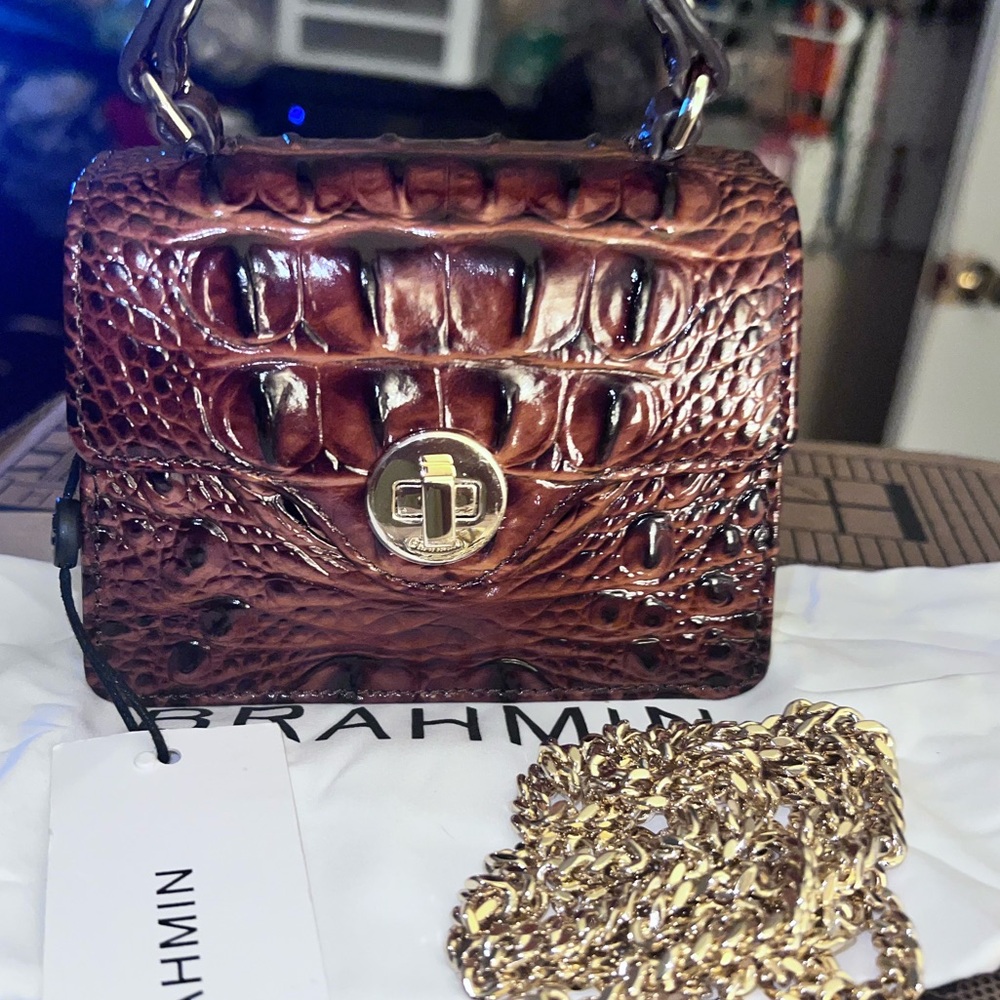 NWT Brahmin Pecan Arietta Melbourne